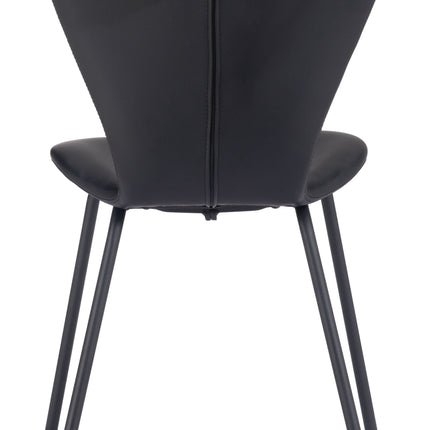 Torlo Dining Chair (Set of 2) Black Chairs [TriadCommerceInc]   