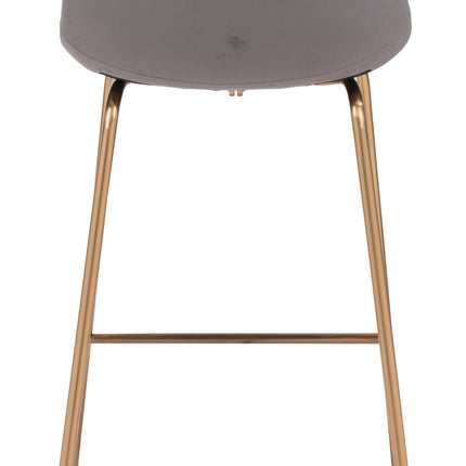 Tony Barstool Gray & Gold Barstools [TriadCommerceInc]   