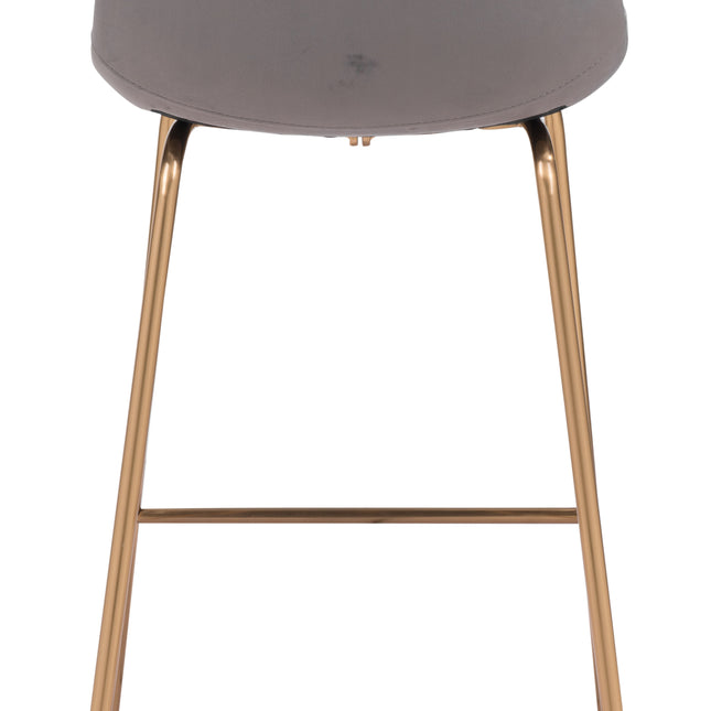 Tony Barstool Gray & Gold Barstools TriadCommerceInc   