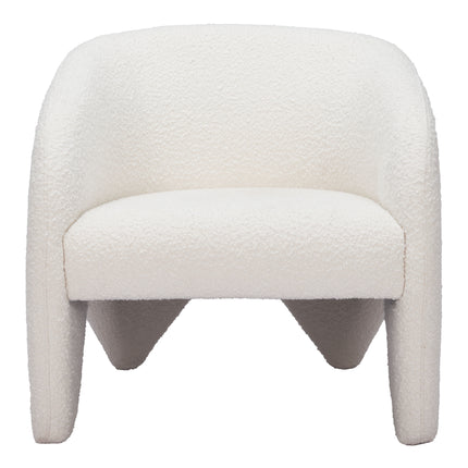 Lopta Accent Chair White Chairs [TriadCommerceInc]   