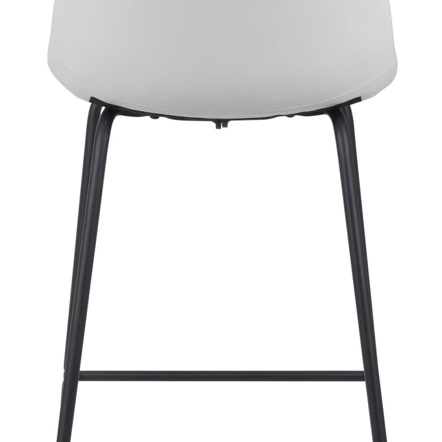 Byron Counter Stool White Counter Stools TriadCommerceInc   