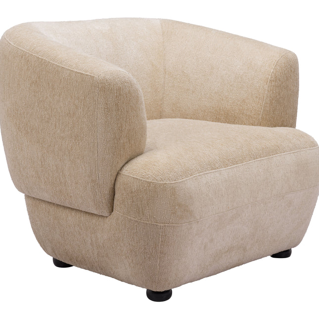 Bekker Accent Chair Golden Beige Chairs TriadCommerceInc   