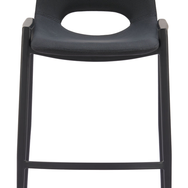 Desi Counter Stool (Set of 2) Black Counter Stools TriadCommerceInc   