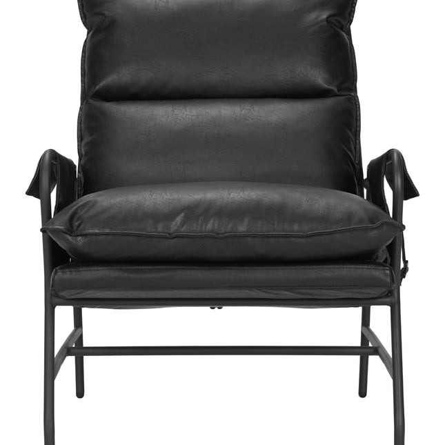 Halaus Accent Chair Black Chairs TriadCommerceInc   