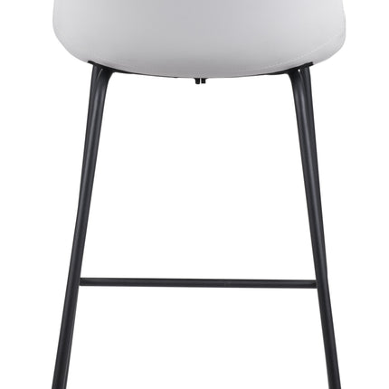 Byron Barstool White Barstools TriadCommerceInc   