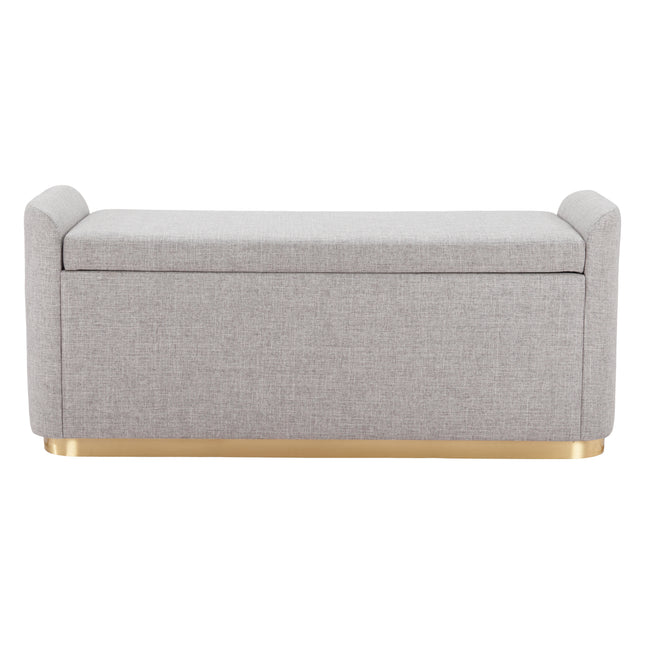 Dobo Storage Bench Gray Benches [TriadCommerceInc]   