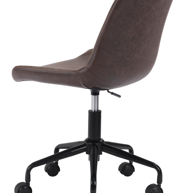 Byron Office Chair Brown Chairs TriadCommerceInc   