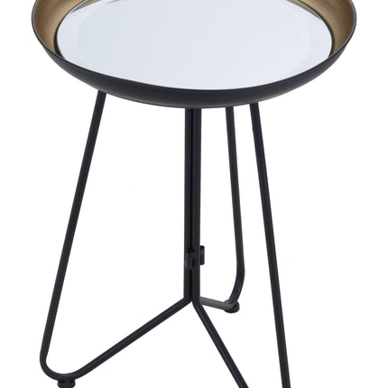 Foley Accent Table Gold & Black Accent tables TriadCommerceInc   