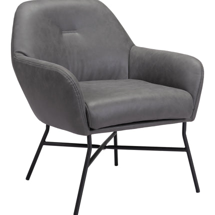 Hans Accent Chair Vintage Gray Chairs [TriadCommerceInc] Default Title  