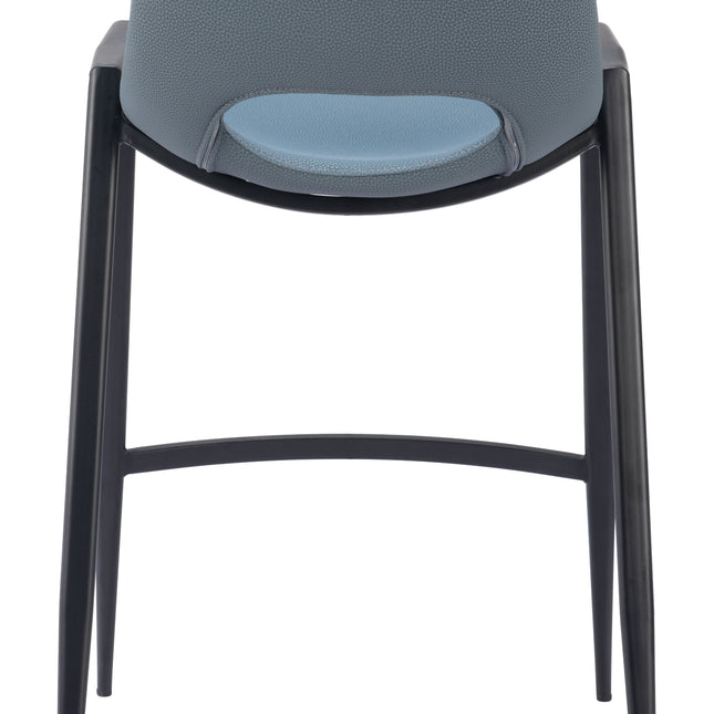 Desi Counter Stool (Set of 2) Blue Counter Stools TriadCommerceInc   