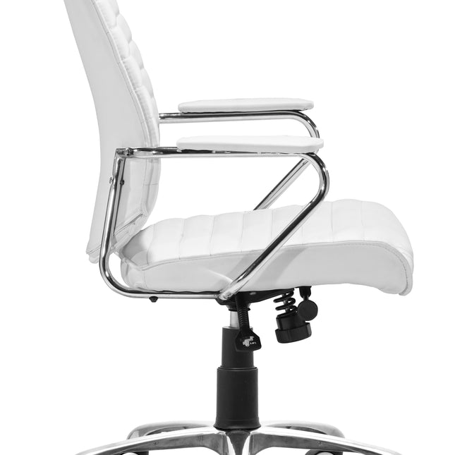 Enterprise Low Back Office Chair White Chairs TriadCommerceInc   