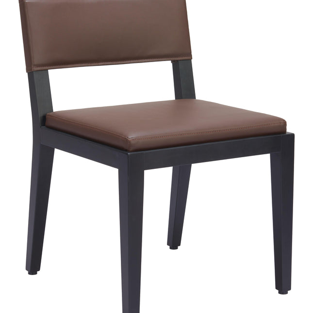 Roxas Dining Chair (Set of 2) Brown Chairs TriadCommerceInc Default Title  