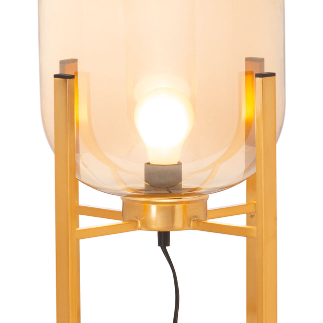 Wonderwall Table Lamp Gold Table Lamps TriadCommerceInc   