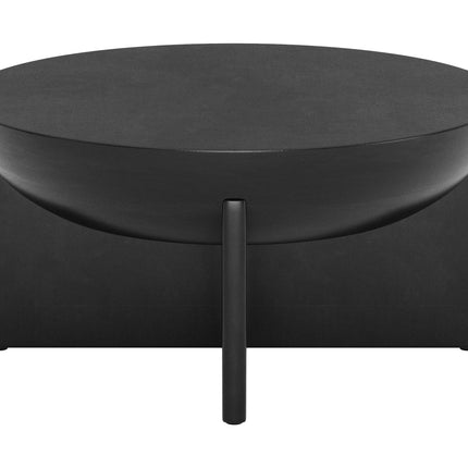 Tume Coffee Table Black Coffee Tables [TriadCommerceInc]   