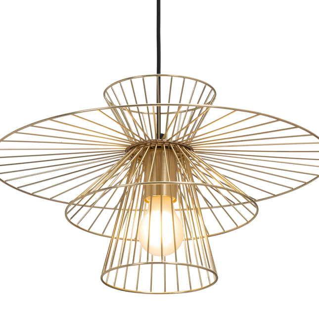 Azzi Ceiling Lamp Gold Pendant Lights TriadCommerceInc   