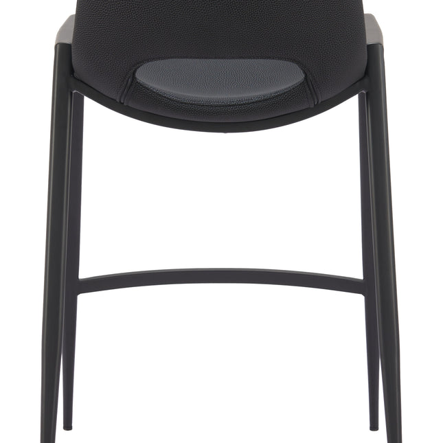 Desi Counter Stool (Set of 2) Black Counter Stools TriadCommerceInc   