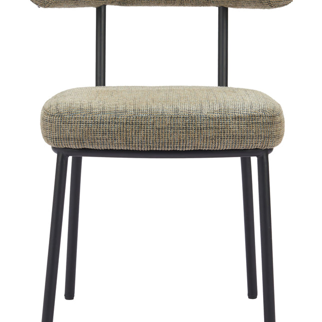 Kede Dining Chair (Set of 2) Green Tweed Chairs TriadCommerceInc   