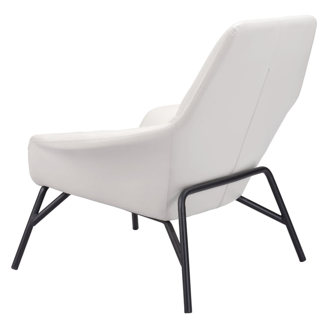 Javier Accent Chair White Chairs TriadCommerceInc   