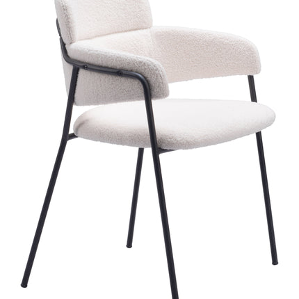 Marcel Dining Chair (Set of 2) Cream Chairs TriadCommerceInc   