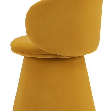 Oblic Swivel Dining Chair Orange Chairs [TriadCommerceInc]   