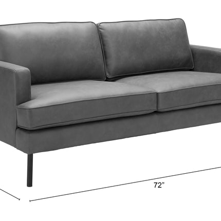 Decade Sofa Vintage Gray Sofas TriadCommerceInc   