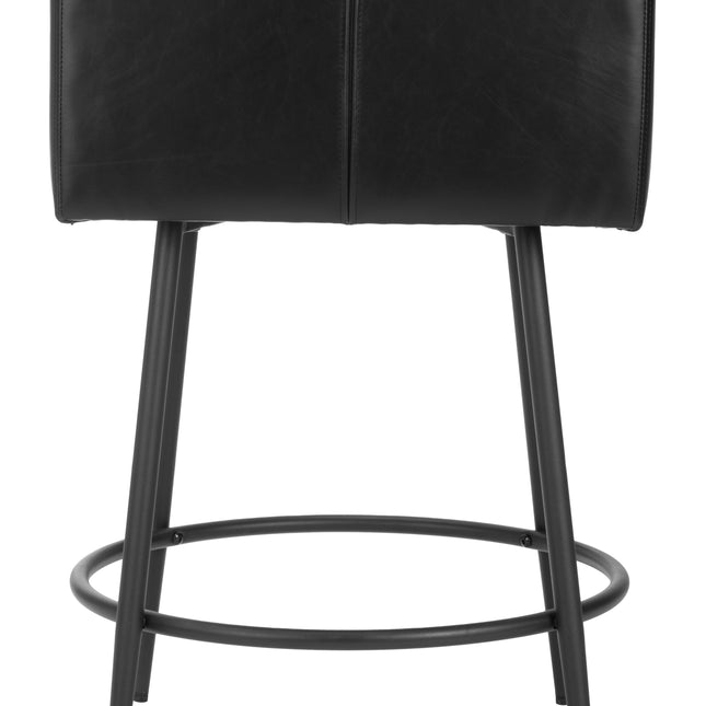 Horbat Counter Stool (Set of 2) Black Counter Stools TriadCommerceInc   