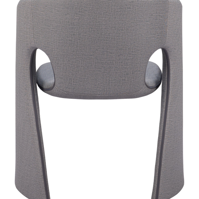 Rosyth Dining Chair Slate Gray Chairs TriadCommerceInc   