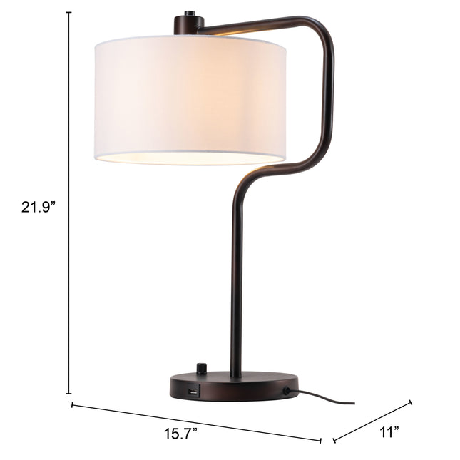 Middlemist Table Lamp White Table Lamps TriadCommerceInc   