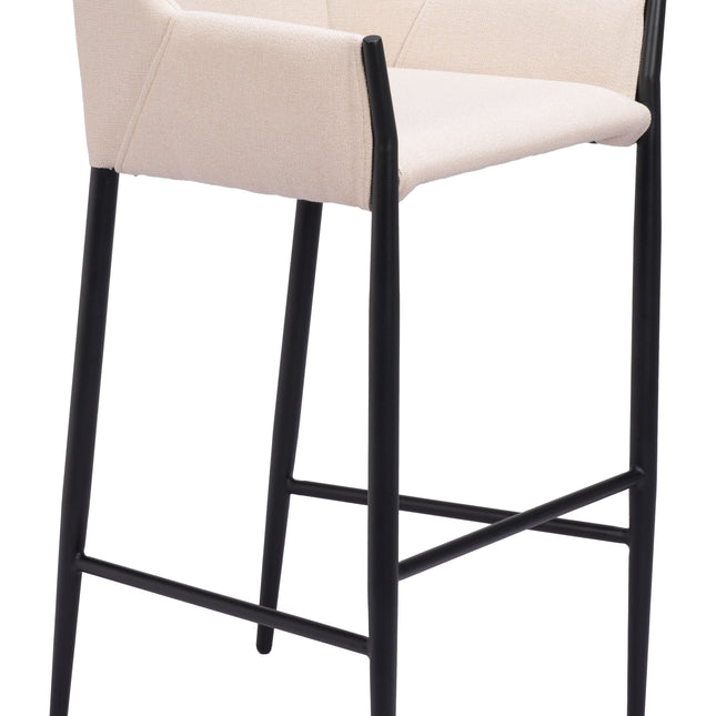 Andover Barstool Beige Barstools TriadCommerceInc   