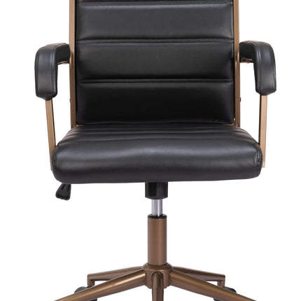 Auction Office Chair Vintage Black Chairs TriadCommerceInc   