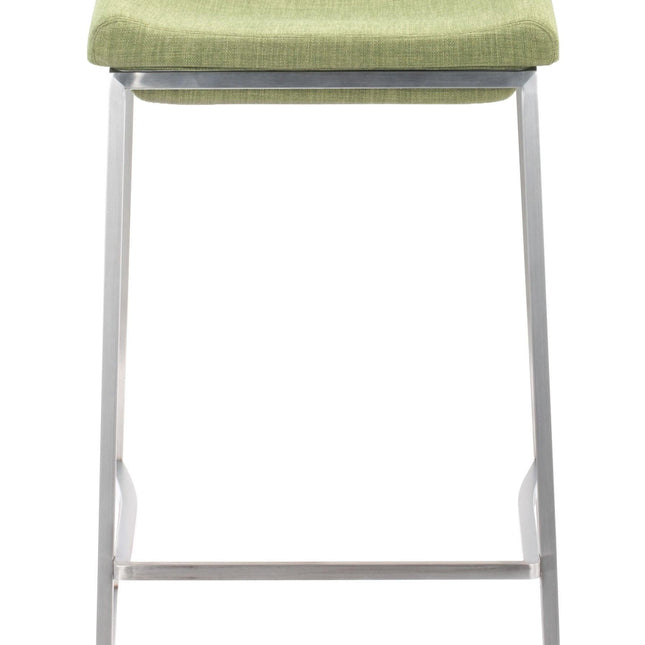 Lids Counter Stool (Set of 2) Green Counter Stools TriadCommerceInc   