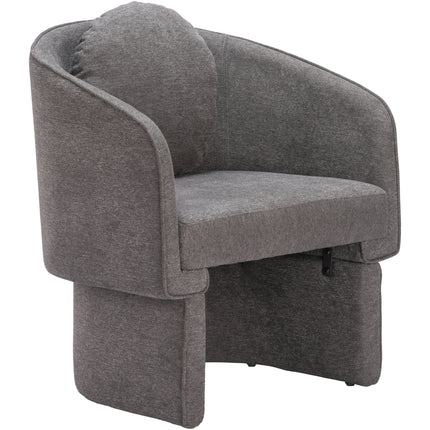 Olya Accent Chair Truffle Gray Chairs TriadCommerceInc   