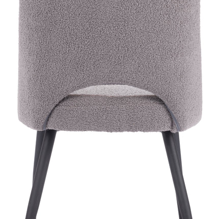 Teddy Dining Chair (Set of 2) Gray Chairs TriadCommerceInc   