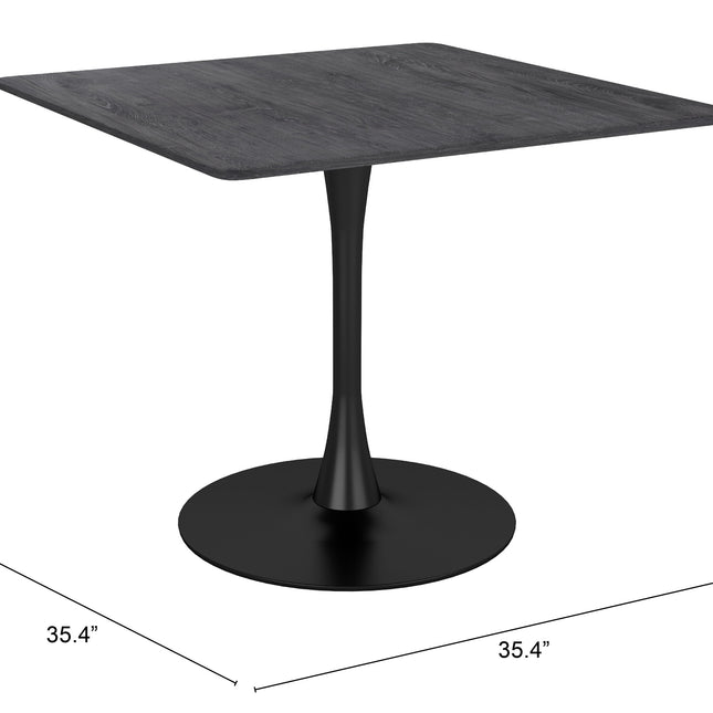 Molly Dining Table Black Tables TriadCommerceInc   