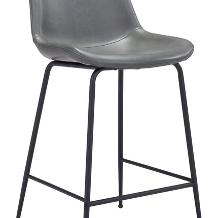Byron Counter Stool Gray Counter Stools [TriadCommerceInc] Default Title  