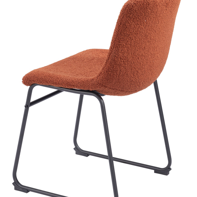 Smart Dining Chair (Set of 2) Burnt Orange Chairs TriadCommerceInc   