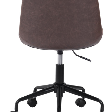 Byron Office Chair Brown Chairs TriadCommerceInc   