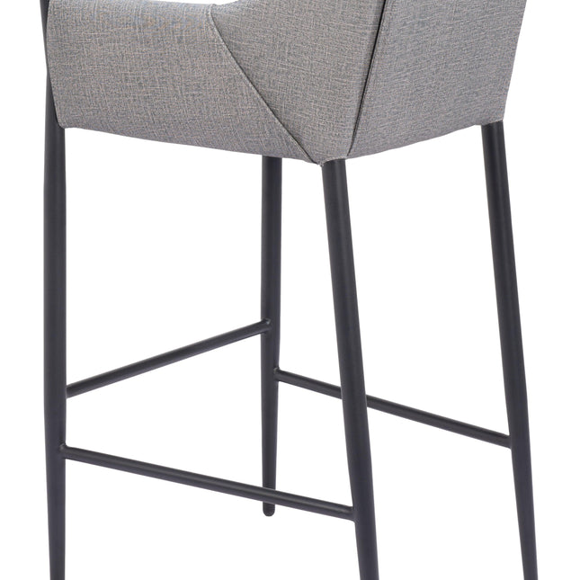 Andover Barstool Slate Gray Barstools TriadCommerceInc   