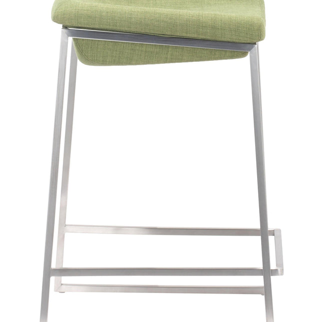 Lids Counter Stool (Set of 2) Green Counter Stools TriadCommerceInc   