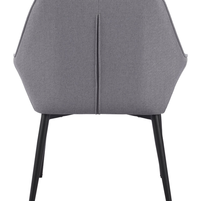 Vila Dining Chair (Set of 2) Gray Chairs TriadCommerceInc   