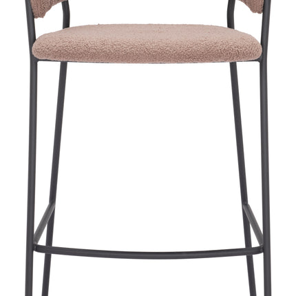 Josephine Barstool (Set of 2) Brown Barstools TriadCommerceInc   