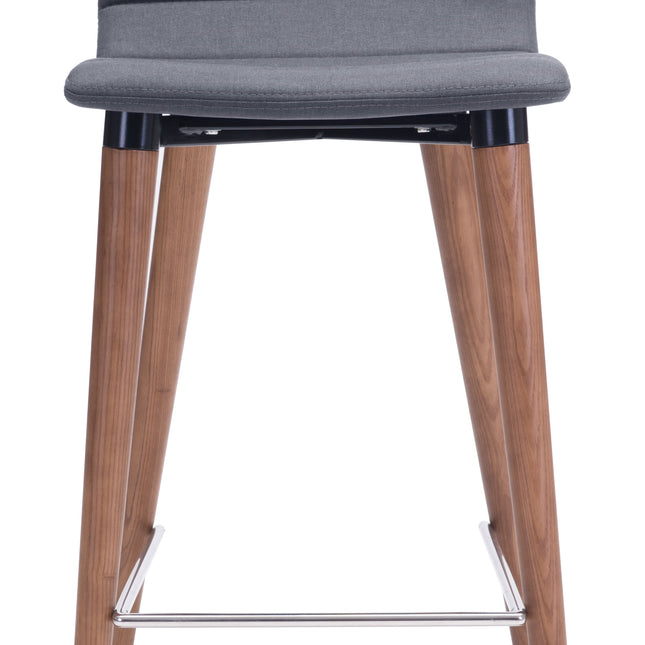 Jericho Counter Stool (Set of 2) Gray Counter Stools TriadCommerceInc   