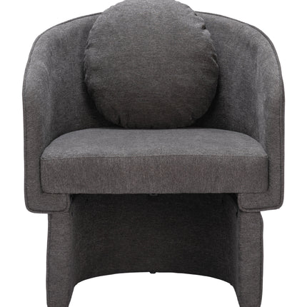 Olya Accent Chair Truffle Gray Chairs TriadCommerceInc   