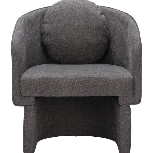 Olya Accent Chair Truffle Gray Chairs TriadCommerceInc   