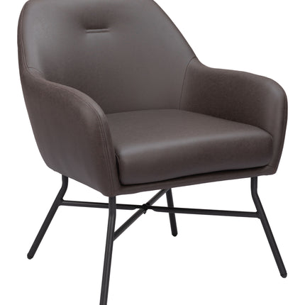 Hans Accent Chair Vintage Brown Chairs [TriadCommerceInc] Default Title  