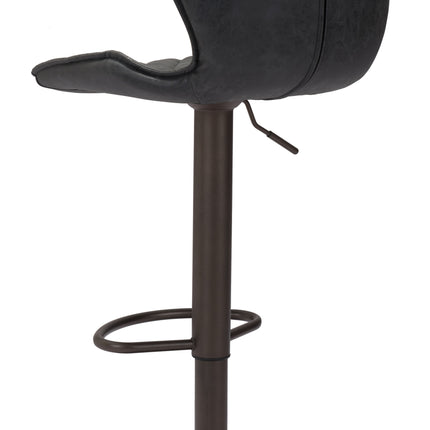 Seth Barstool Vintage Black & Dark Bronze Barstools [TriadCommerceInc]   