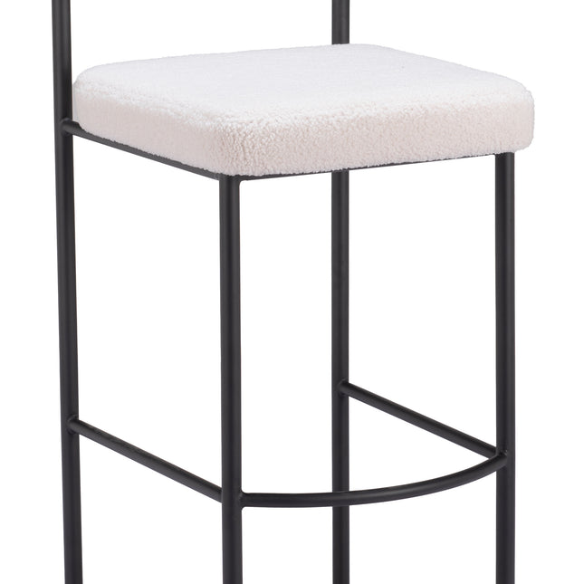 Livorno Barstool (Set of 2) Ivory Barstools TriadCommerceInc Default Title  