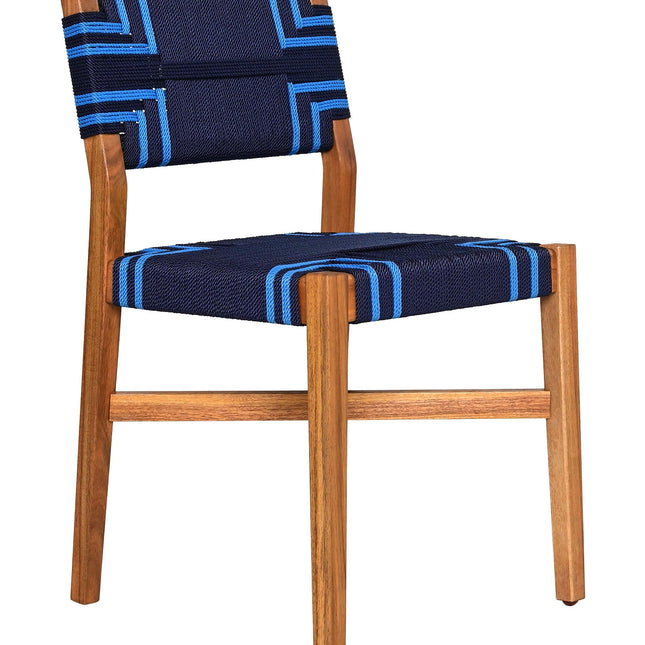 Serene Dining Chair Blue Seating TriadCommerceInc   