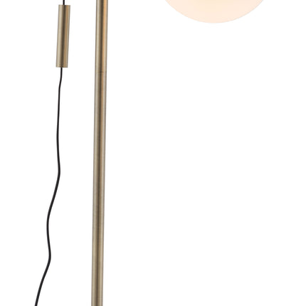 Waterloo Floor Lamp White & Bronze Floor Lamps TriadCommerceInc   