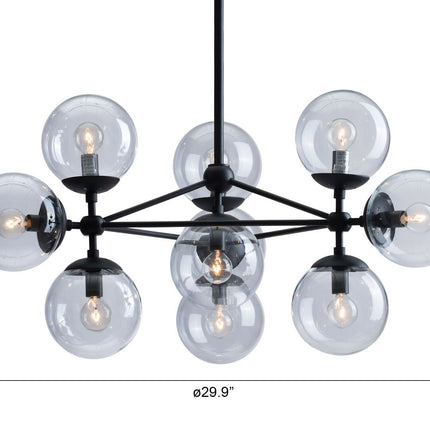 Belfast Ceiling Lamp Black Chandeliers [TriadCommerceInc]   